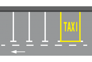 Mjesta za parkiranje-Taxi vozila