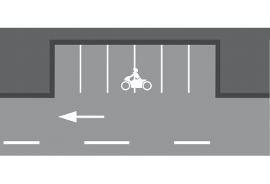 Mjesta za parkiranje-Motocikala, mopeda i bicikala