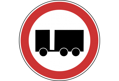 Zabrana prometa za teretna vozila koja vuku priključno vozilo