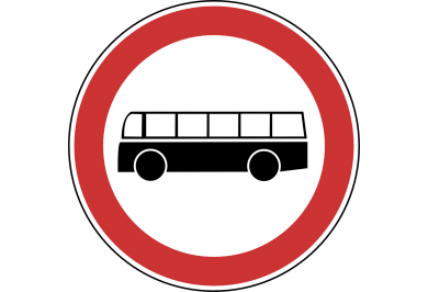Zabrana prometa za autobuse
