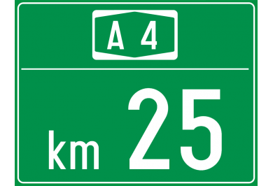 Kilometarska oznaka za autoceste ili brze ceste